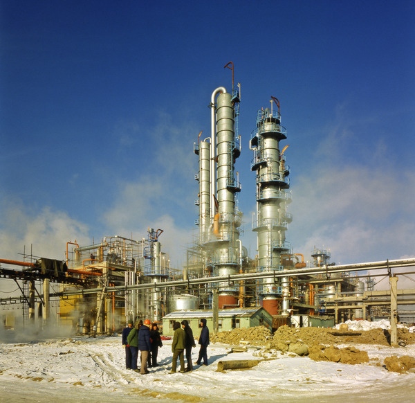  China,Manchuria. petrochemical plant at Daqing